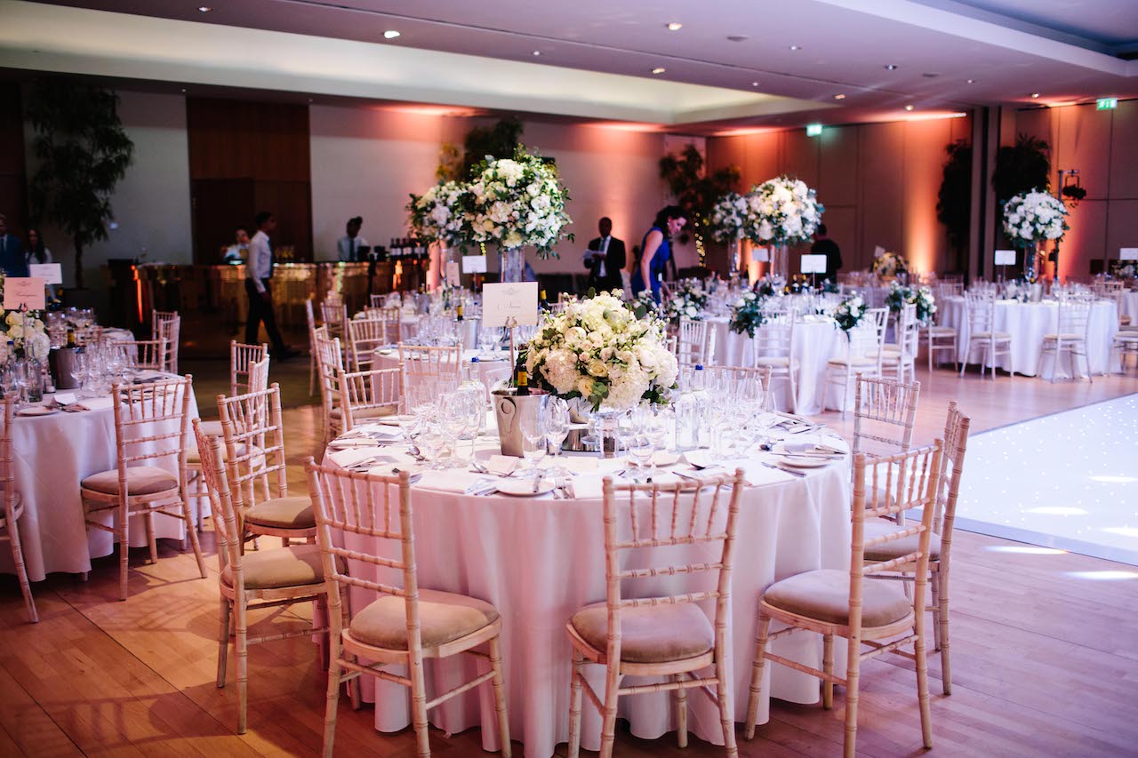The Hurlingham Club Wedding Reception Flowers