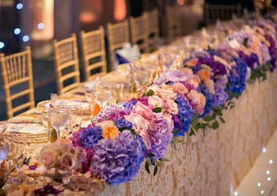 Wentworth Top Table Wedding Flowers