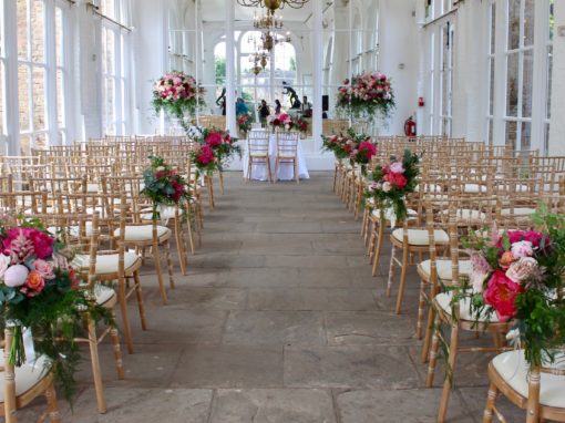 Wedding Flowers at The Orangery and The Belvedere, Holland Park