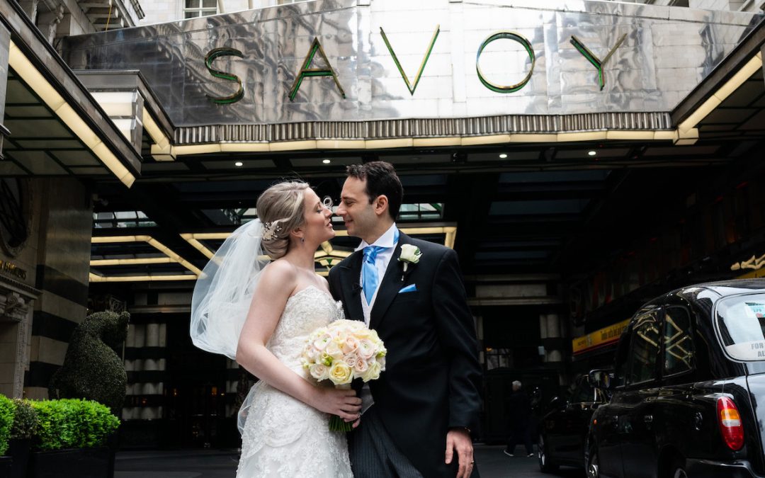 Sara & Kayvan’s Wedding Flowers at The Savoy Hotel