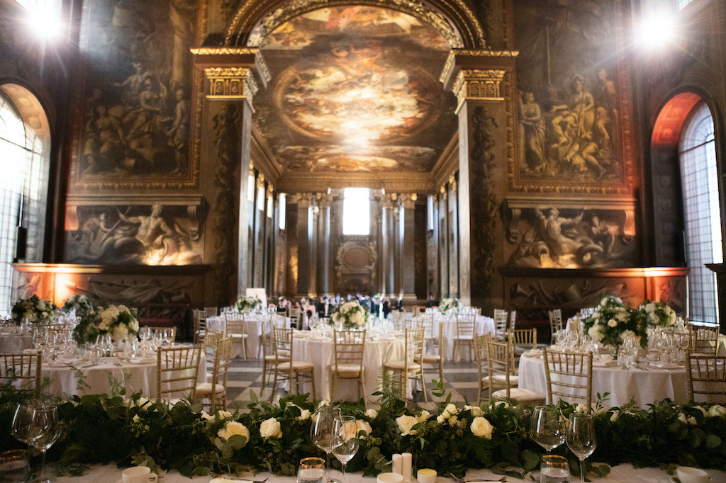 The Painted Hall Wedding Flowers
