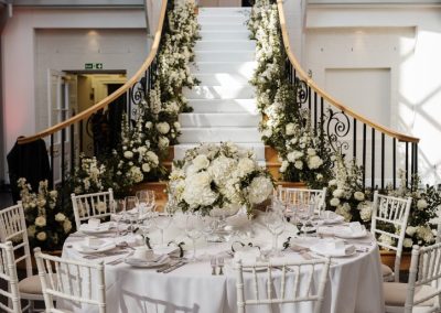 botleys-mansion-wedding-flowers-stairway