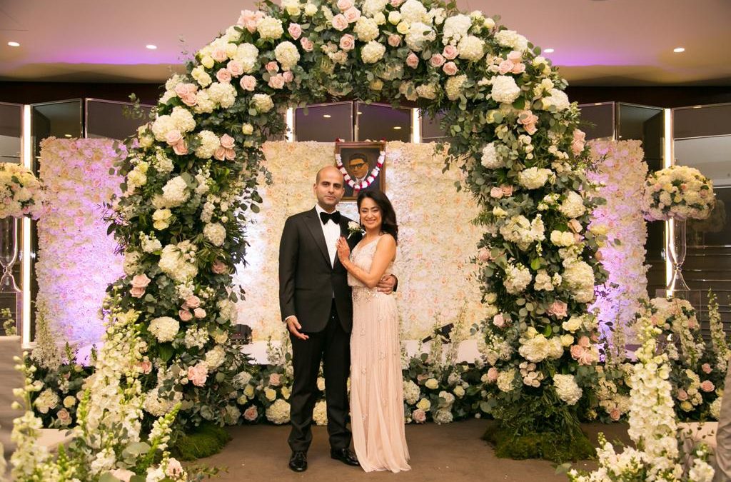 Suchita and Hemanth Wedding Flowers at The Bvlgari Hotel London